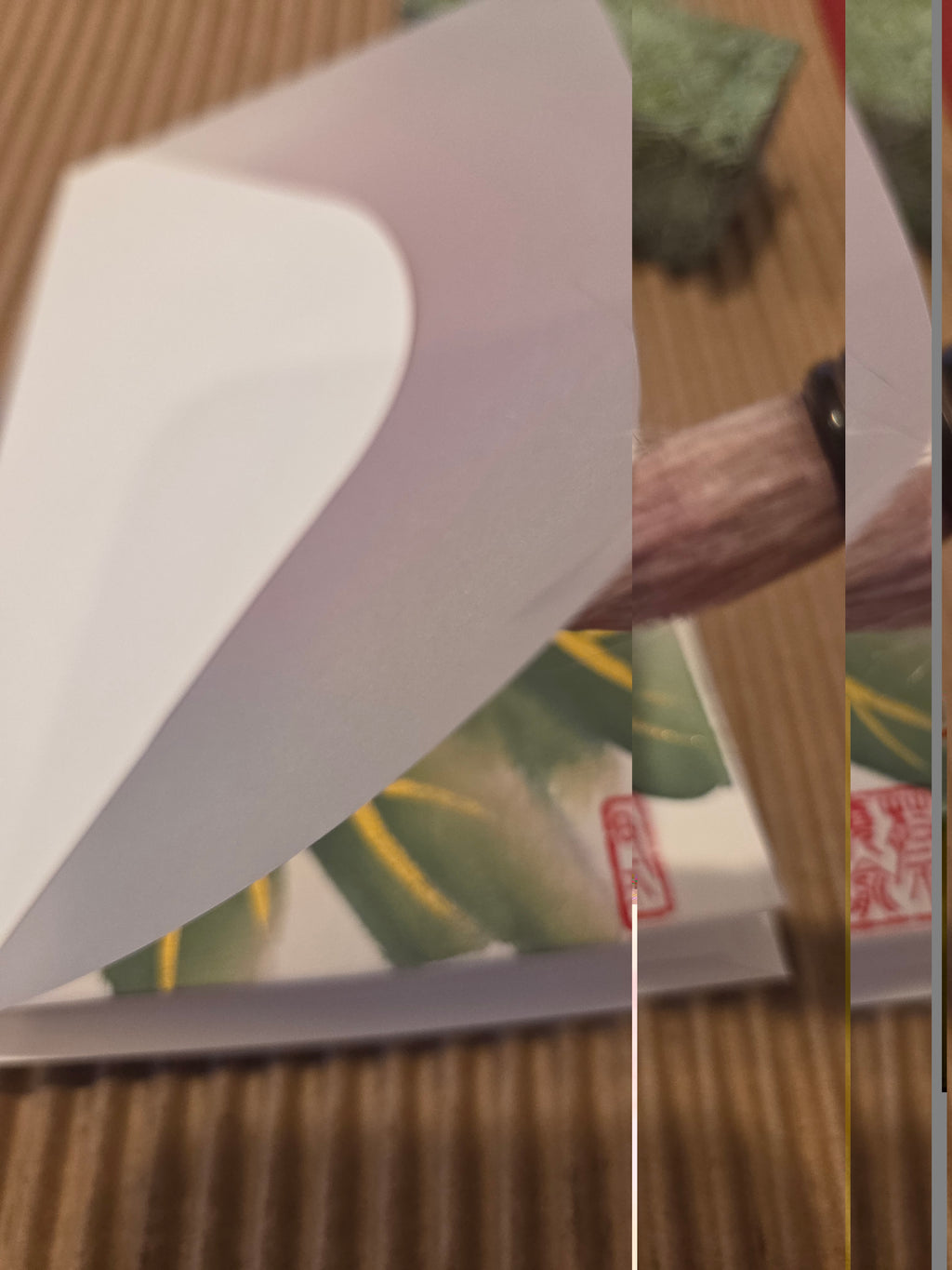 Hand painted Cards - Poinsettia