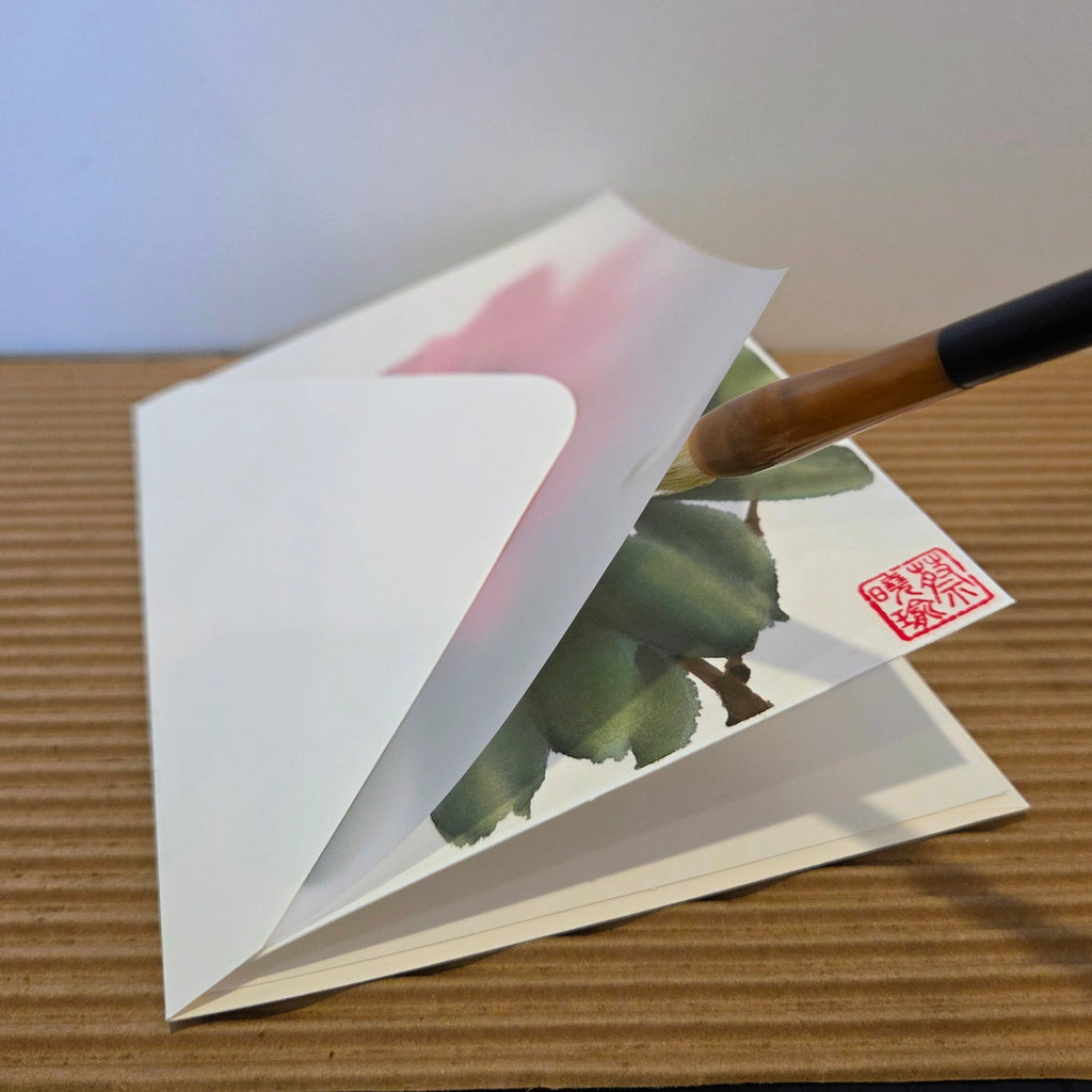 Hand painted Cards - Poinsettia